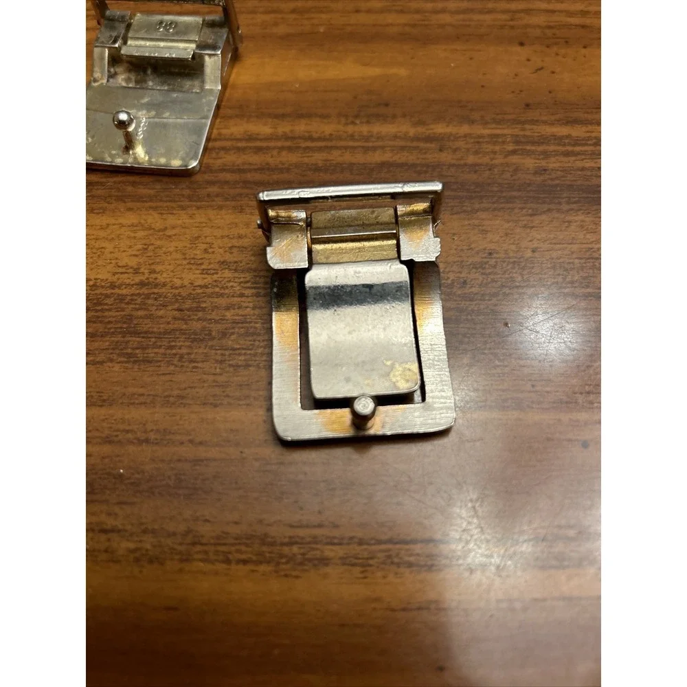 Old Belt Buckle For Fabric Belts‎ Black Horses